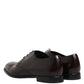 Black Lace Up Leather Dress Derby Men Shoes