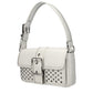 White Leather Shoulder Bag