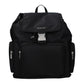 Black Fabric Backpack