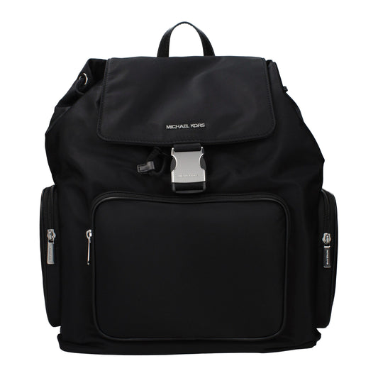 Black Fabric Backpack
