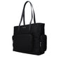 Black Fabric Shoulder Bag