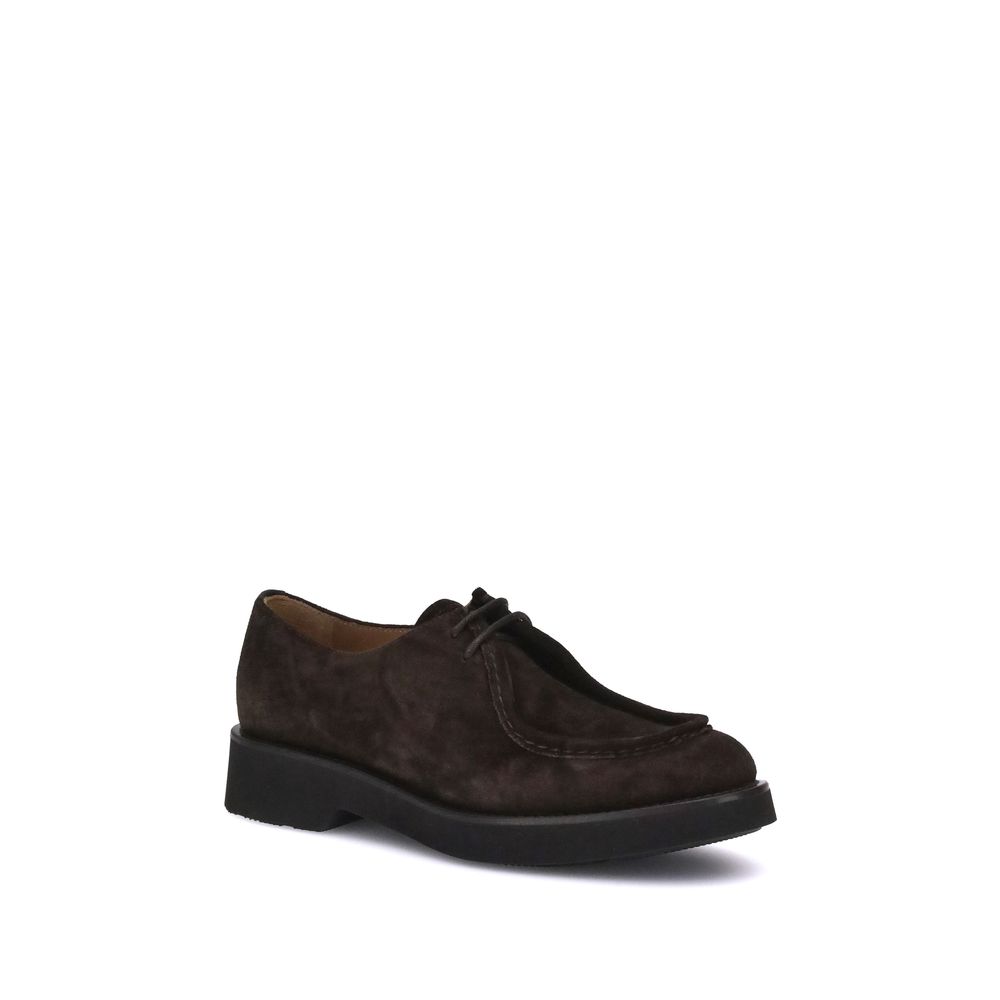 Brown Calf Leather Bos Taurus Oxfords And Derbies