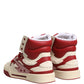 White Red Custom 2.Zero High Top Men Sneakers Shoes