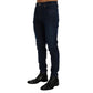 Blue Cotton Slim Fit Jeans