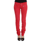 Multicolor Cotton Skinny Jeans
