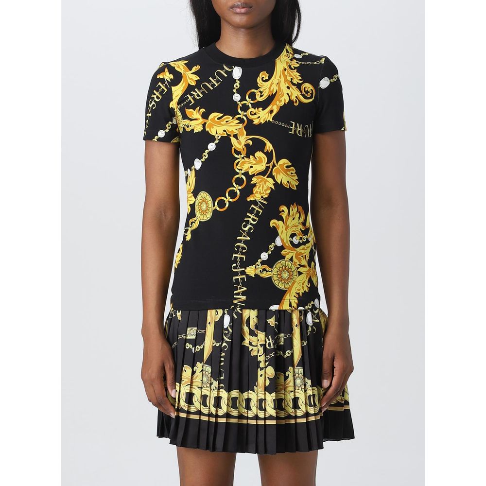 Black Cotton T-Shirt