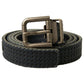 Black Leather Regular Belt