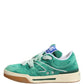 Green Suede New Roma Low Top Sneakers Shoes