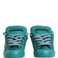 Teal Portofino Men Low Top Sneakers Shoes
