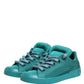 Teal Portofino Men Low Top Sneakers Shoes