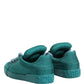 Teal Portofino Men Low Top Sneakers Shoes