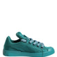 Teal Portofino Men Low Top Sneakers Shoes
