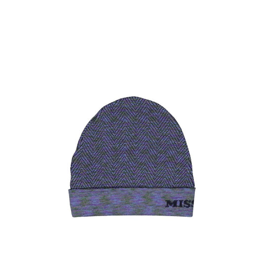 Purple Wool Beanie
