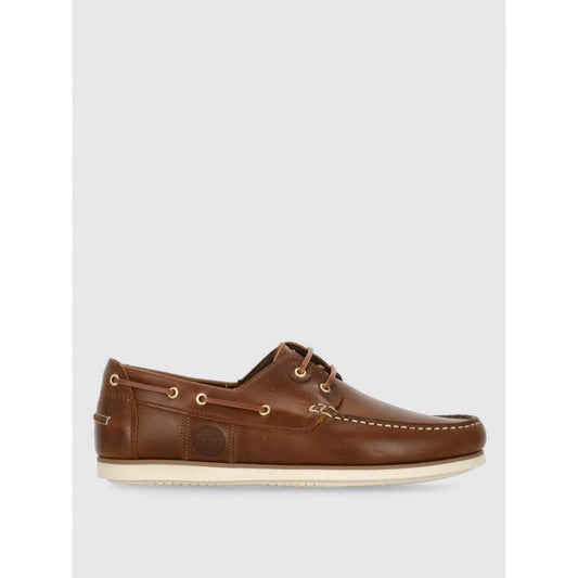 Brown Leather Slip-On Loafers