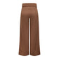 Brown Viscose Casual Pants
