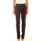 Multicolor Cotton Casual Pants