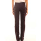 Multicolor Cotton Casual Pants