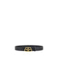 Black Calf Leather Bos Taurus Regular Belt