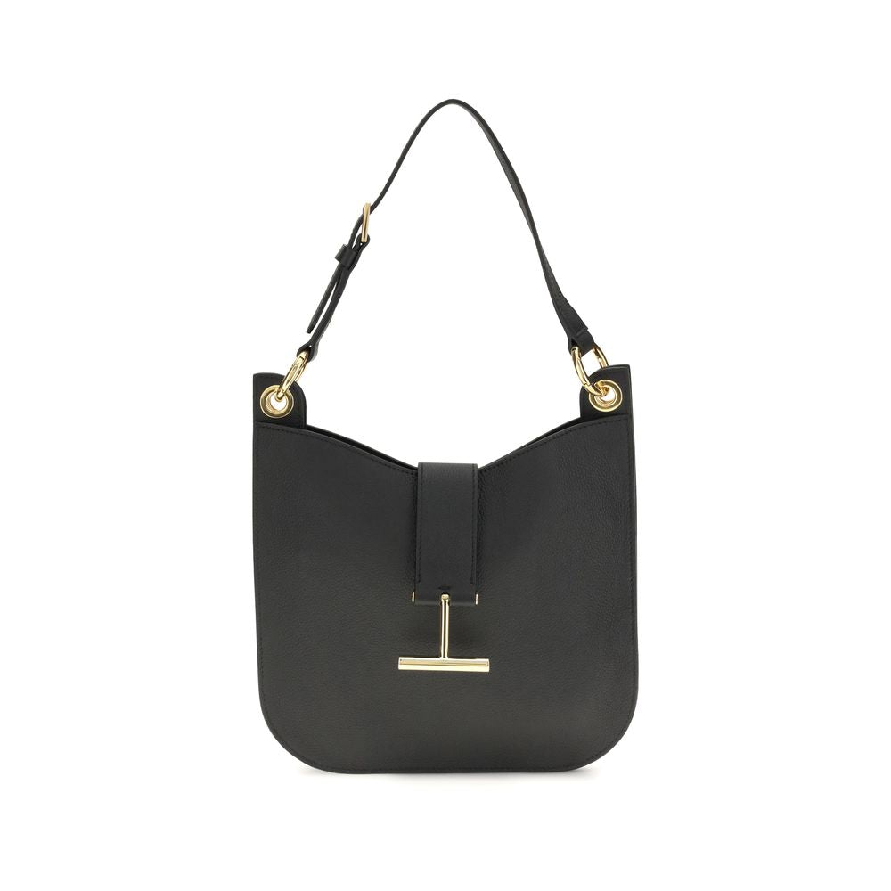 Black Calf Leather Bos Taurus Shoulder Bag