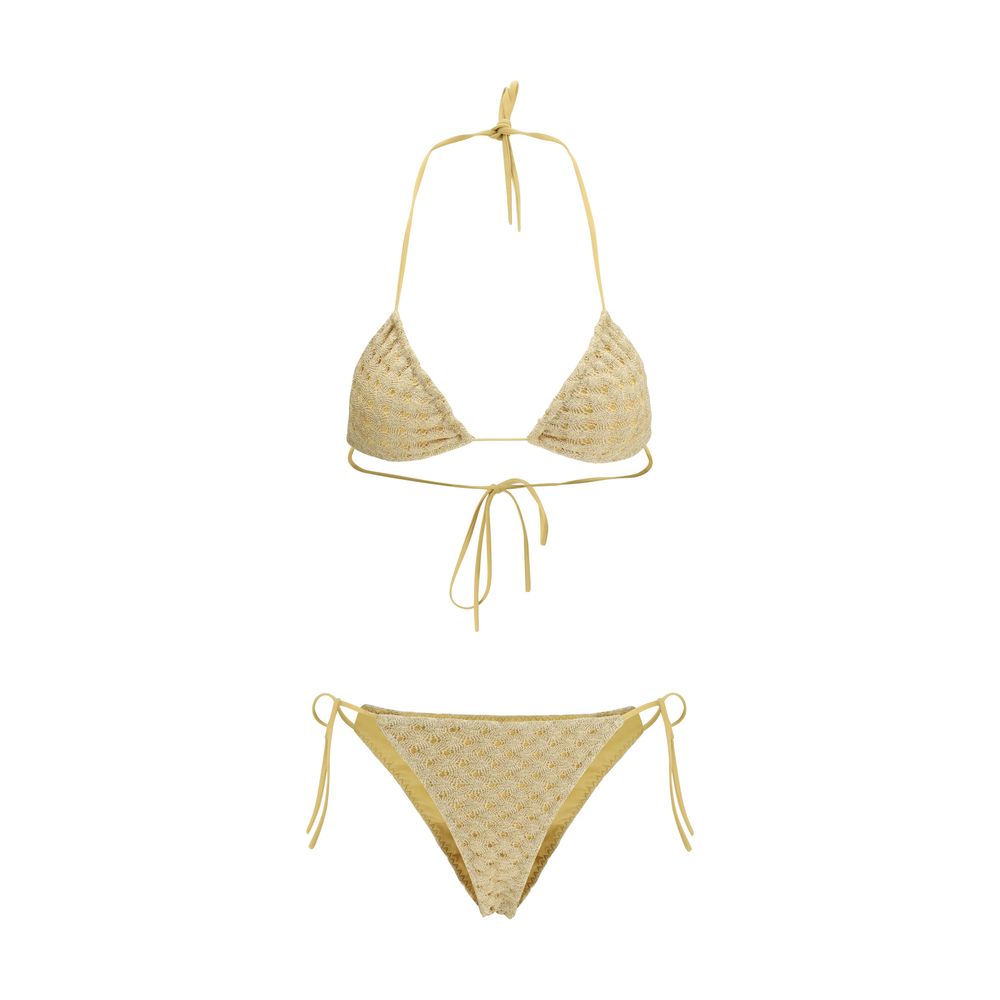 Gold Viscose Bikini