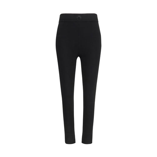 Black Viscose Leggings