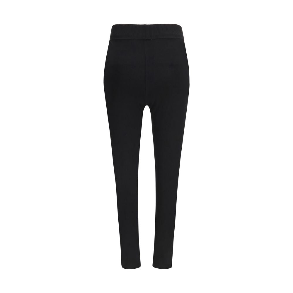 Black Viscose Leggings