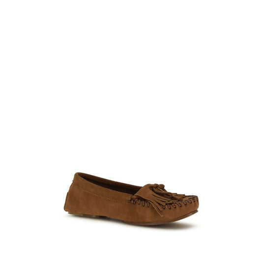 Brown Calf Leather Bos Taurus Slip-On Loafers