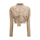 Beige Viscose Cardigan
