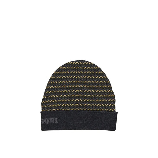 Gray Wool Beanie