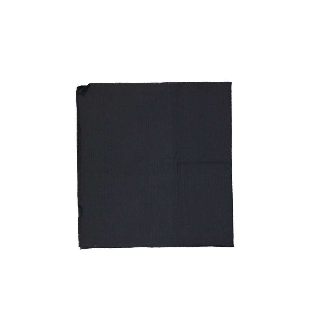 Black Virgin Wool Scarf