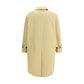 Beige Cotton Trench Coat