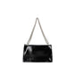 Black Calfskin Crossbody Bag
