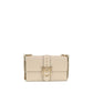 Beige Calf Leather Bos Taurus Shoulder Bag