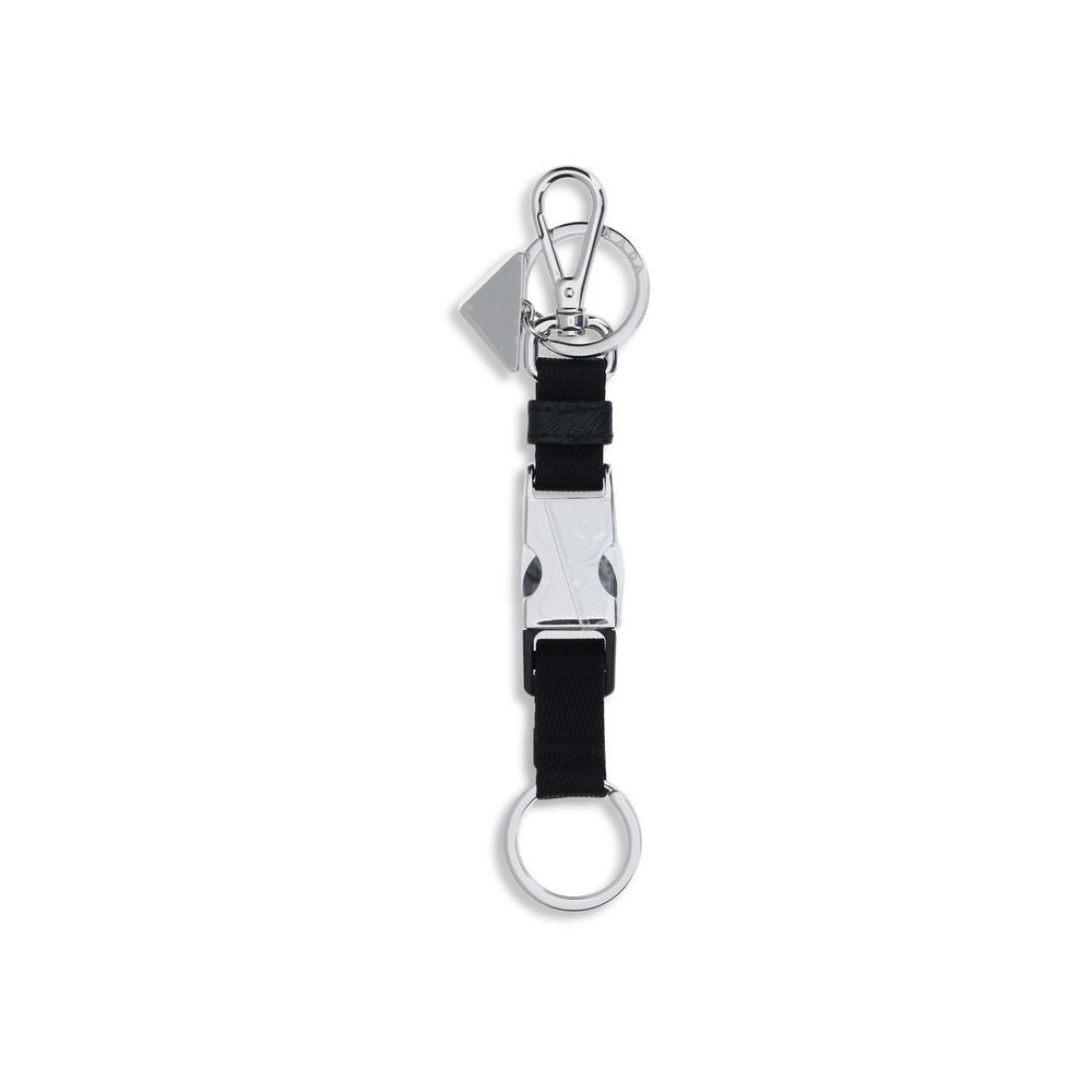 Black Nylon Keychain