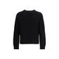 Black Cotton Sweatshirt