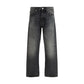 Black Cotton Relaxed Fit Jeans