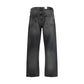 Black Cotton Relaxed Fit Jeans