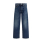 Blue Cotton Relaxed Fit Jeans