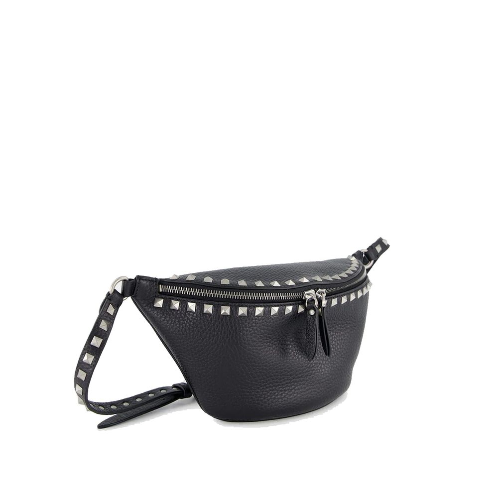Black Calfskin Belt Bag