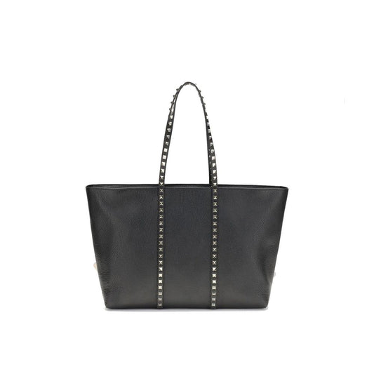 Black Calfskin Tote Bag