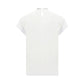 White Elastane T-Shirt