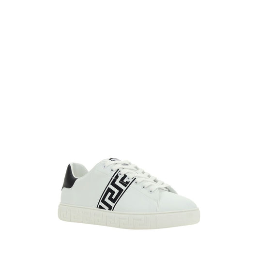 White Rubber Low Top Sneakers
