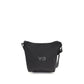 Black Polyester Shoulder Bag