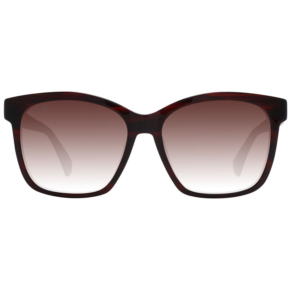 Burgundy Plastic Sunglasses