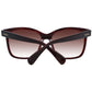 Burgundy Plastic Sunglasses