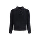 Black Cotton Polo Shirt