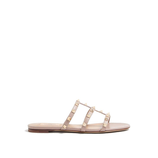 Multicolor Calfskin Strap-On Sandals