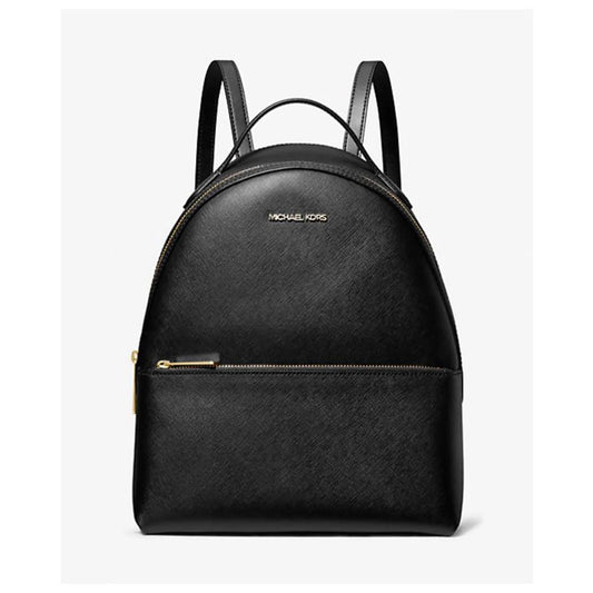Black Leather Backpack