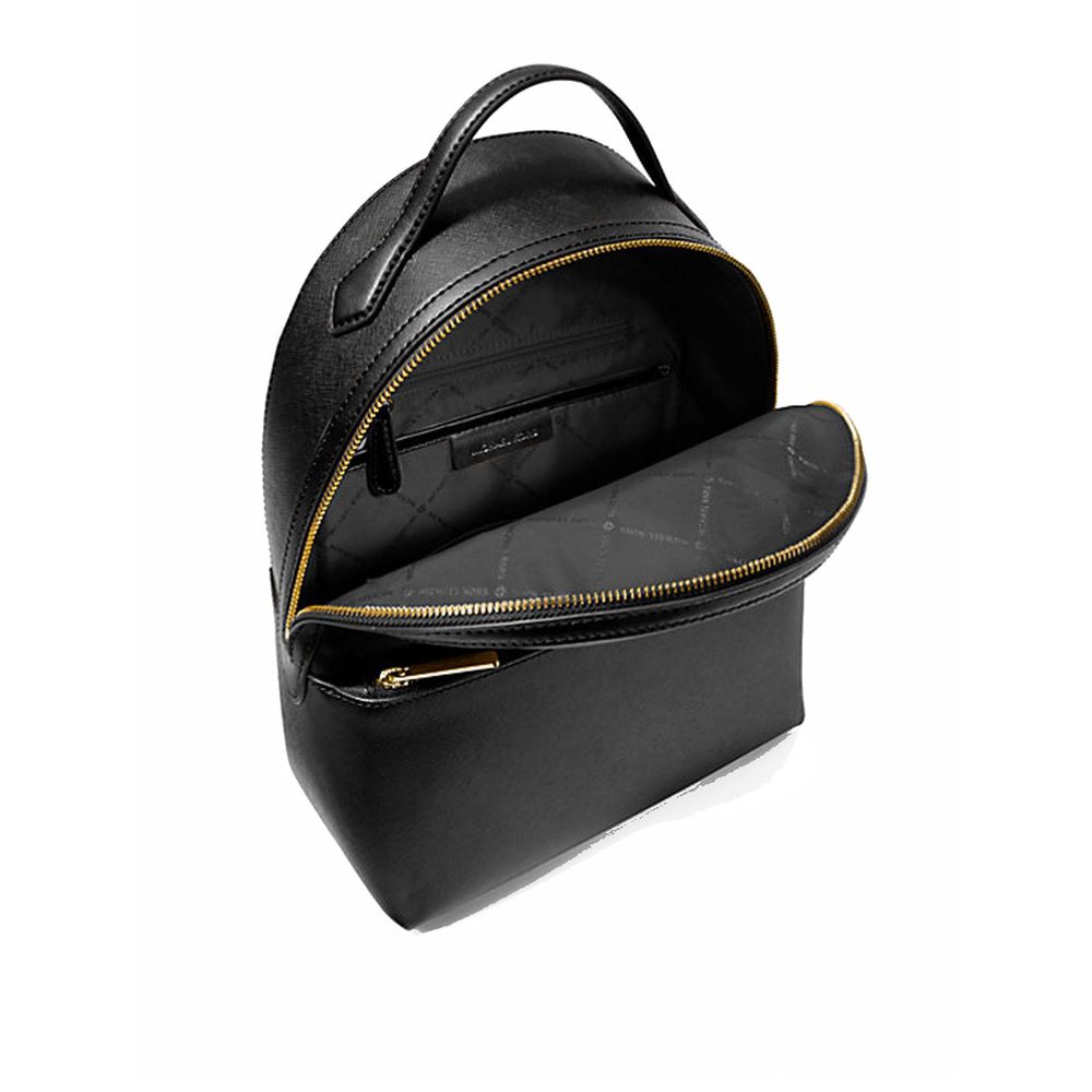 Black Leather Backpack