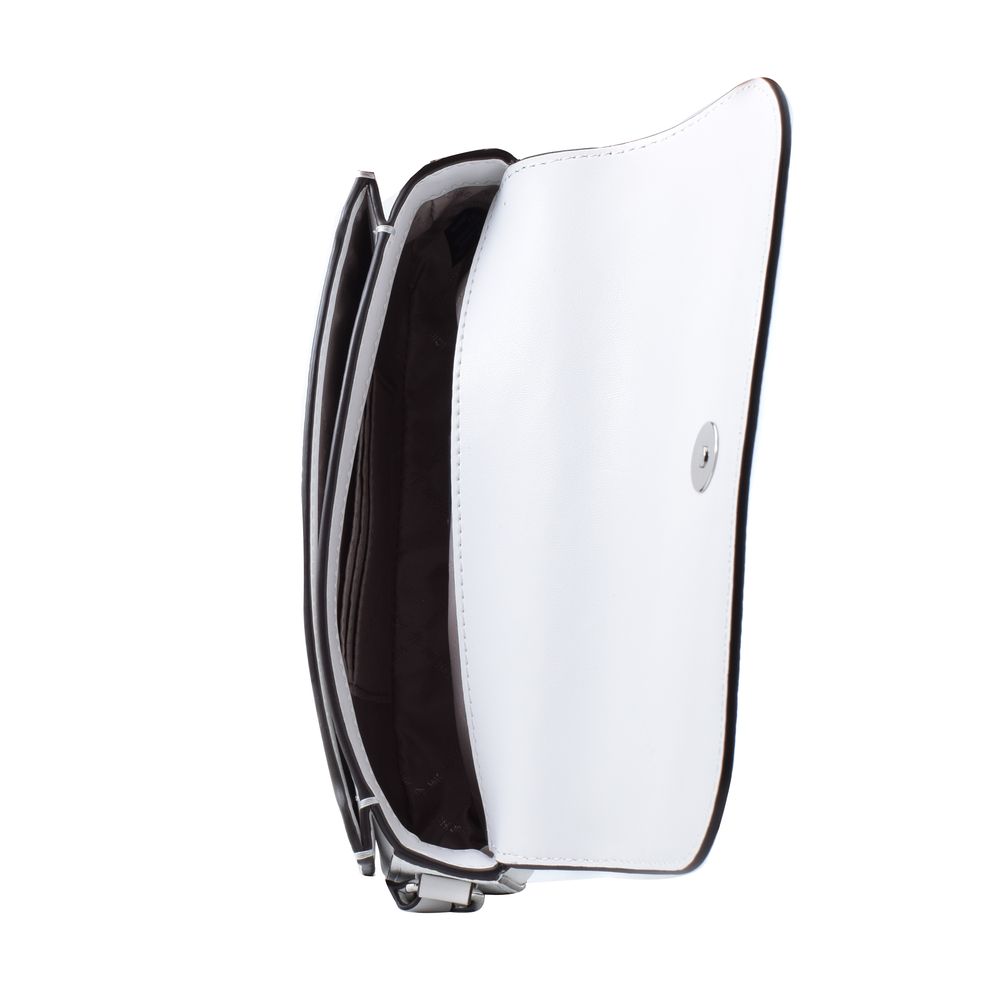 White Leather Crossbody Bag